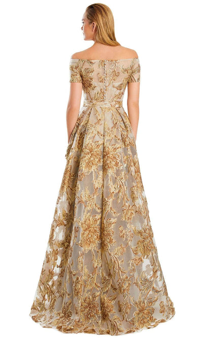 Alexander by Daymor 3094S25 - Off-Shoulder Embroidered A-Line Gown Mother of the Bride Dresses