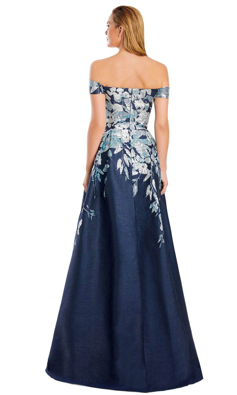 Alexander by Daymor 3097S25 - Off-Shoulder Floral Print Gown Mother of the Bride Dresses