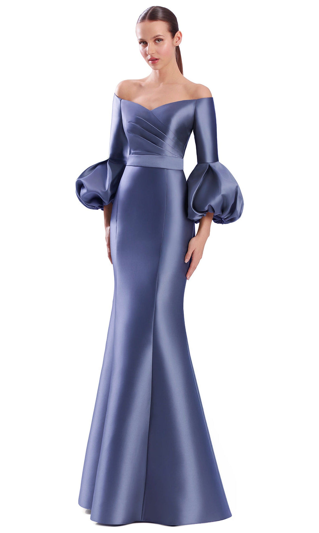 Alexander by Daymor 3319F26 - Buttoned Back Mermaid Long Evening Gown
