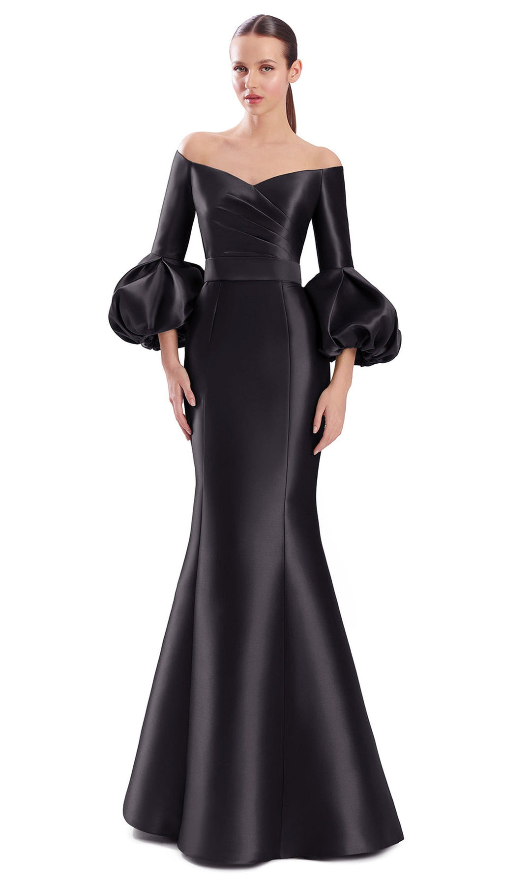 Alexander by Daymor 3319F26 - Buttoned Back Mermaid Long Evening Gown