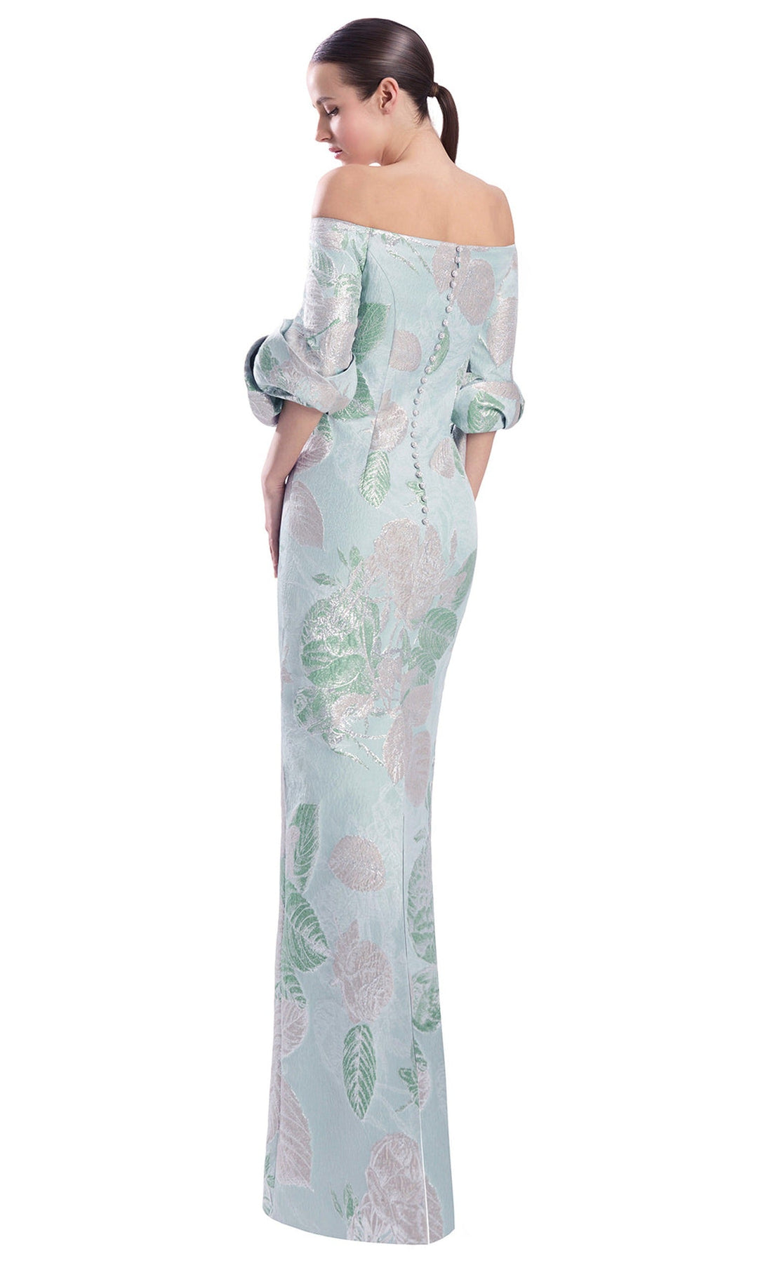 Alexander by Daymor 3323F26 - Straight Across Column Evening Gown