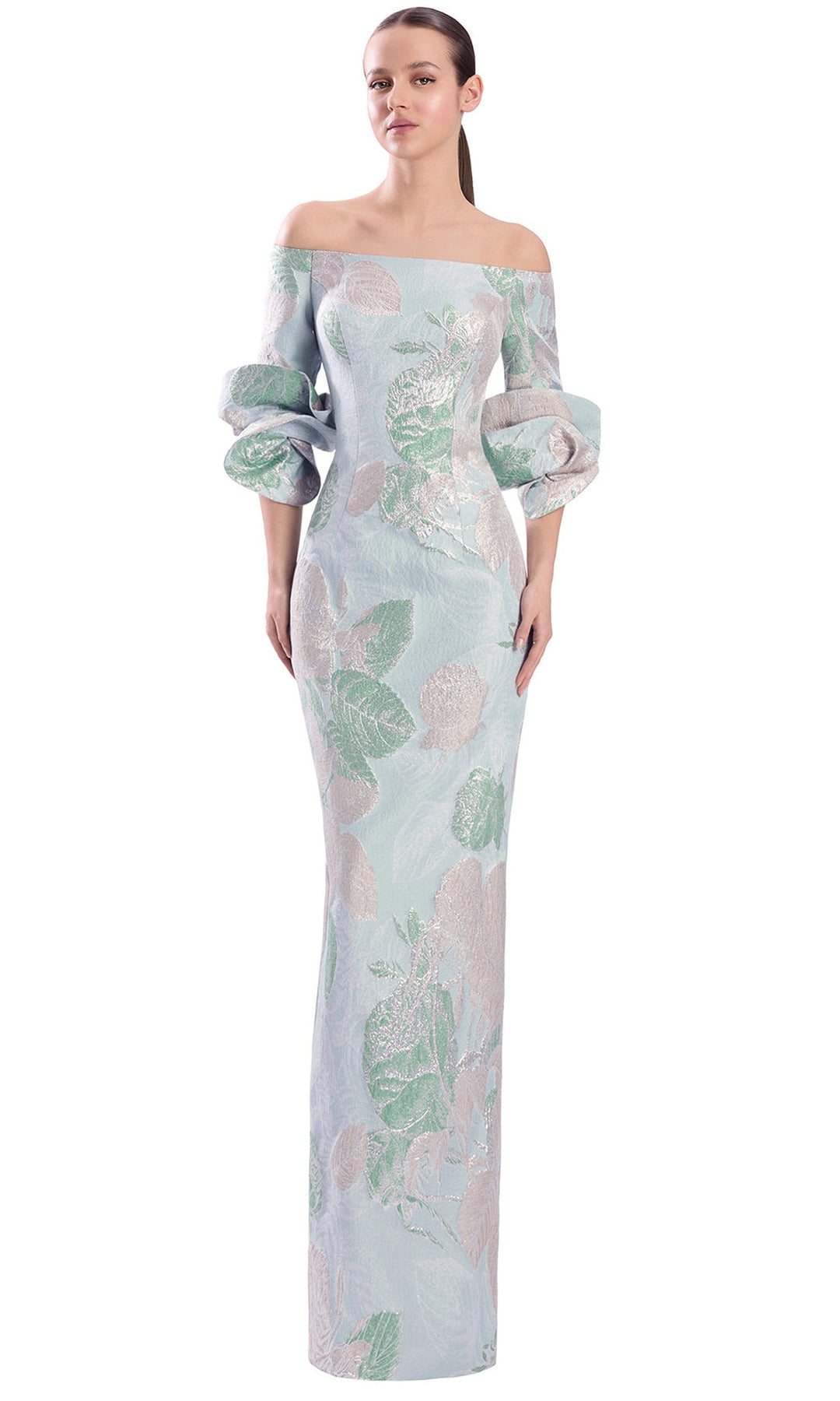 Alexander by Daymor 3323F26 - Straight Across Column Evening Gown
