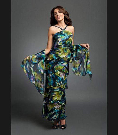 Alexander by Daymor - 34512 Beaded Neck Layered Dress Mother of the Bride Dresses