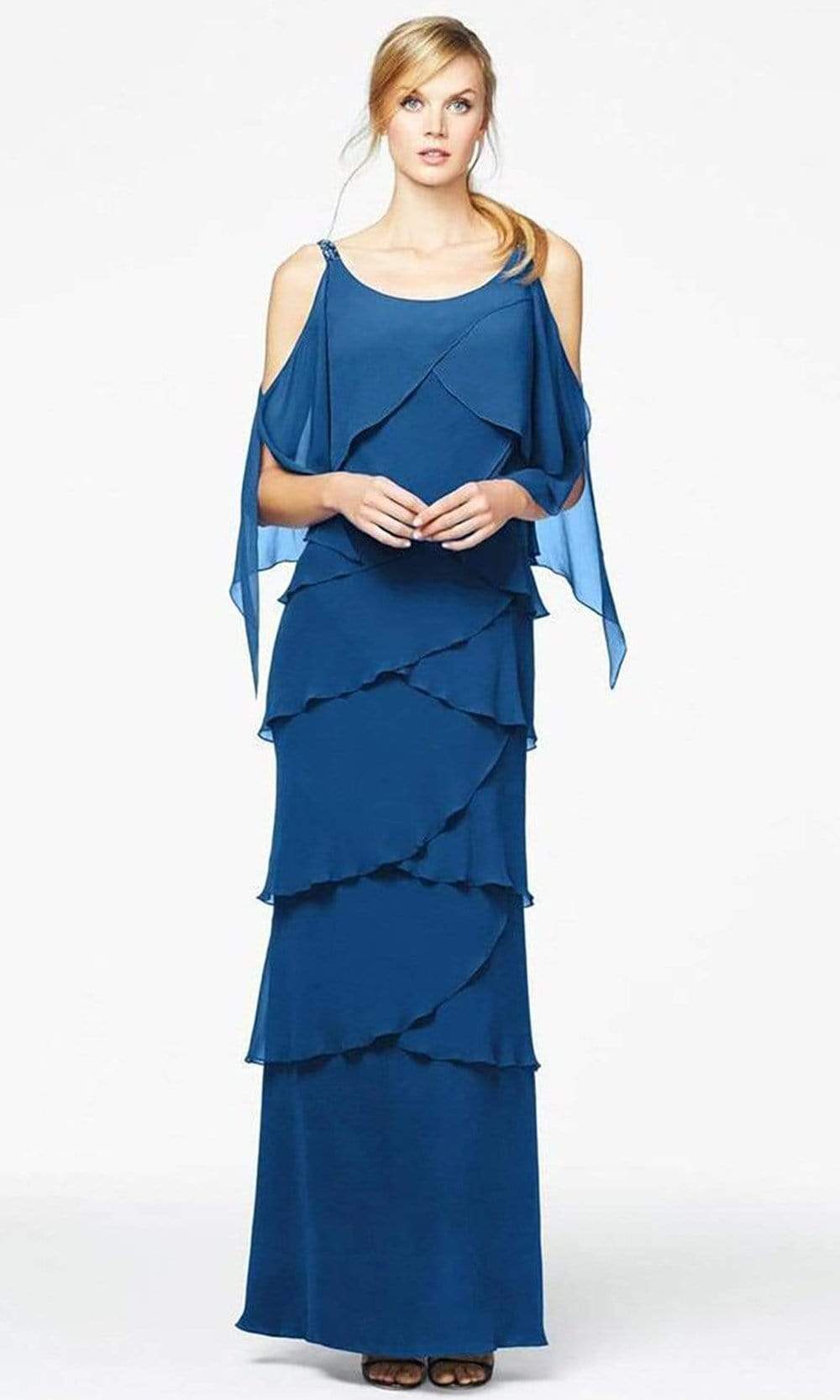 Alexander by Daymor - 371 Scoop Neck Sheath Dress CCSALE
