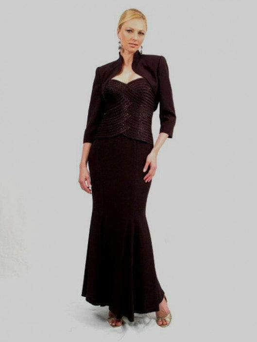 Alexander by Daymor 707003 - Sweetheart Three Piece Formal Dress Mother of the Bride Dresses 2 / Black