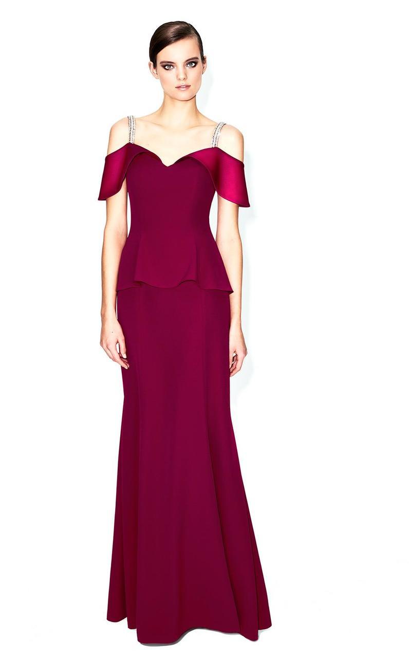 Alexander by Daymor - Embellished Sweetheart Trumpet Dress 550 Mother of the Bride Dresses 4 / Cranberry