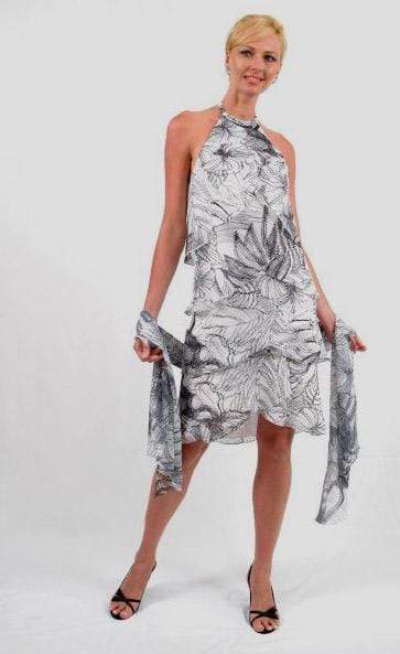 Alexander by Daymor - Halter Neck Layered Sheath Dress 9010 Mother of the Bride Dresses