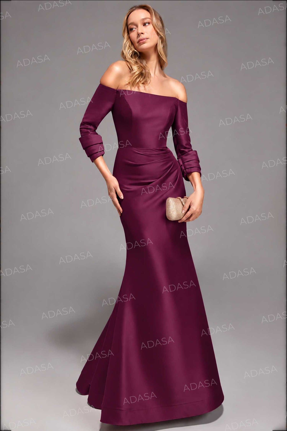 Alyce Paris 27782 - Fitted Evening Dress with Pleated Waist