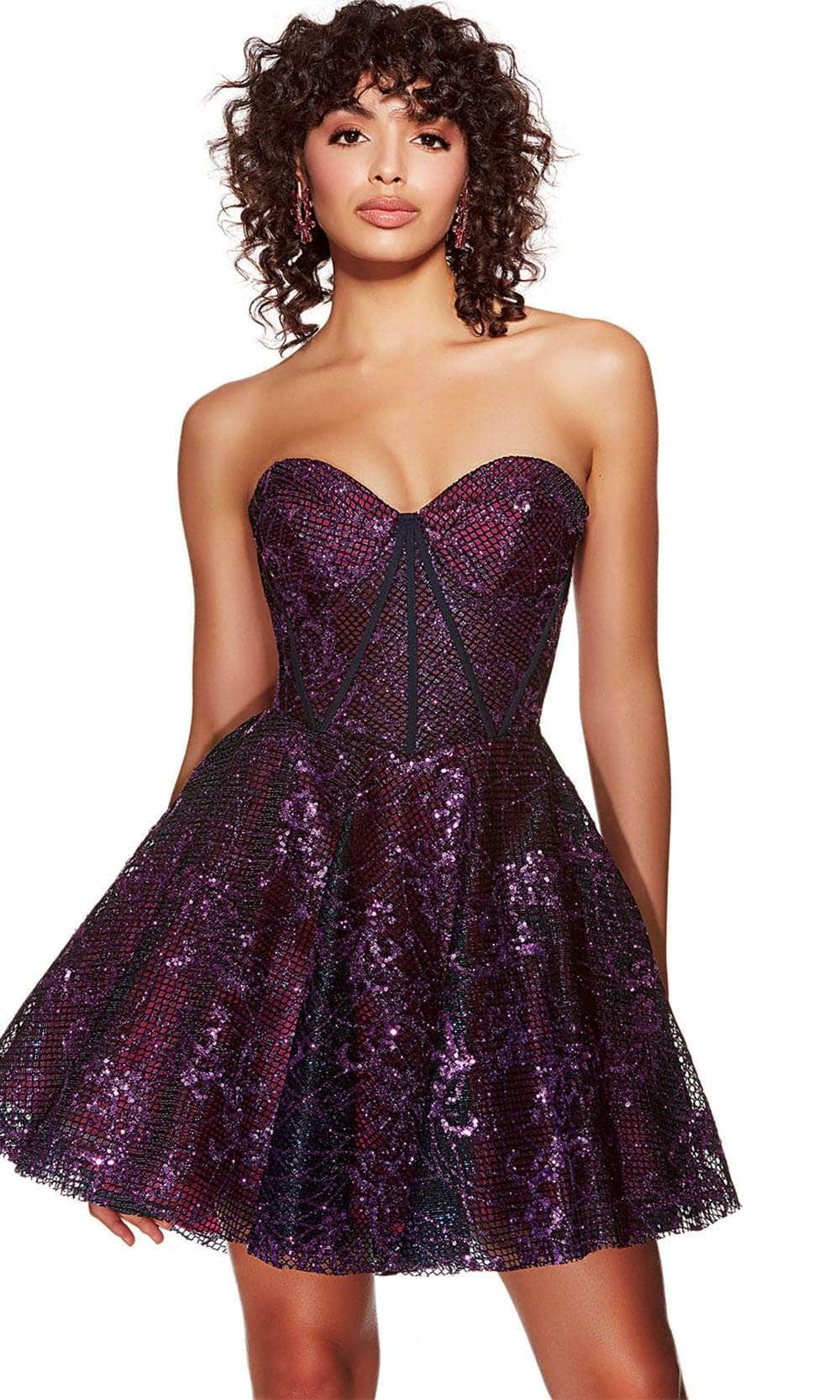 Alyce Paris 3770 - Strapless Sweetheart Cocktail Dress Homecoming Dresses