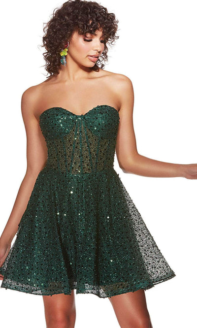 Alyce Paris 3776 - Sequin  Sweetheart Neck Cocktail Dress Cocktail Dresses