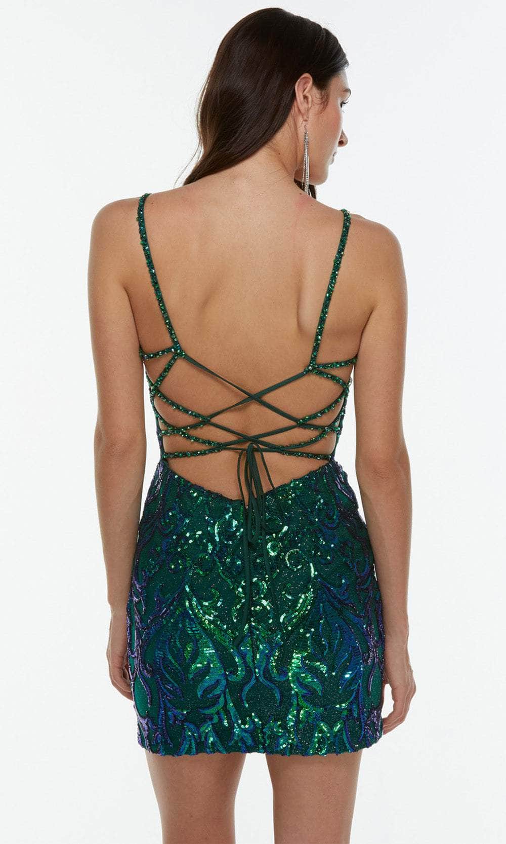 Alyce Paris 4534 - Scoop Strappy Back Cocktail Dress Special Occasion Dress