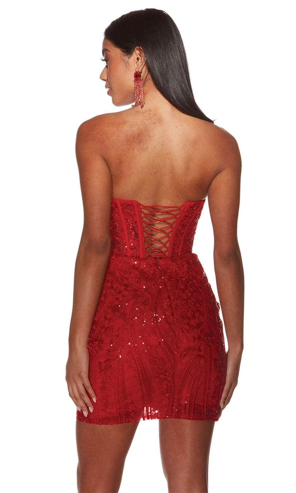 Alyce Paris 4814 - Sequin Lace Bodycon Cocktail Dress Homecoming Dresses