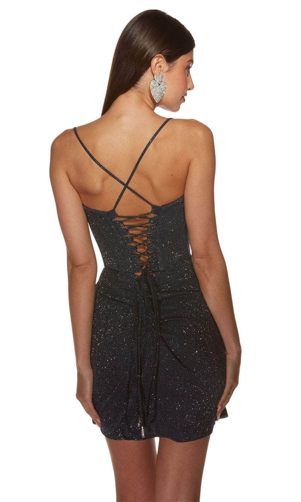 Alyce Paris 4817 - Corset Glitter Cocktail Dress Cocktail Dresses