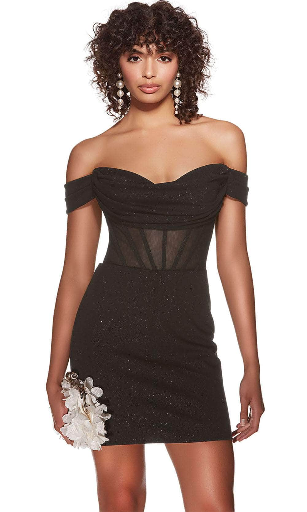 Alyce Paris 4819 - Corset Sheath Cocktail Dress Cocktail Dresses