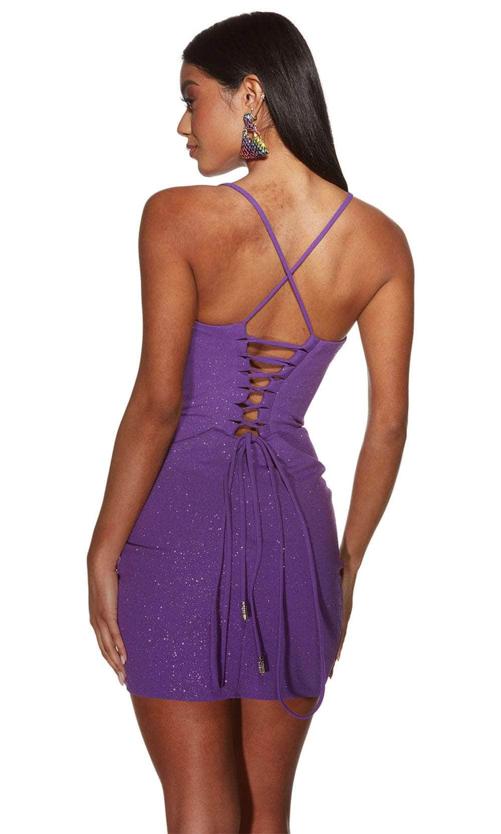 Alyce Paris 4823 - Strappy Back Tulip Hem Cocktail Dress Homecoming Dresses