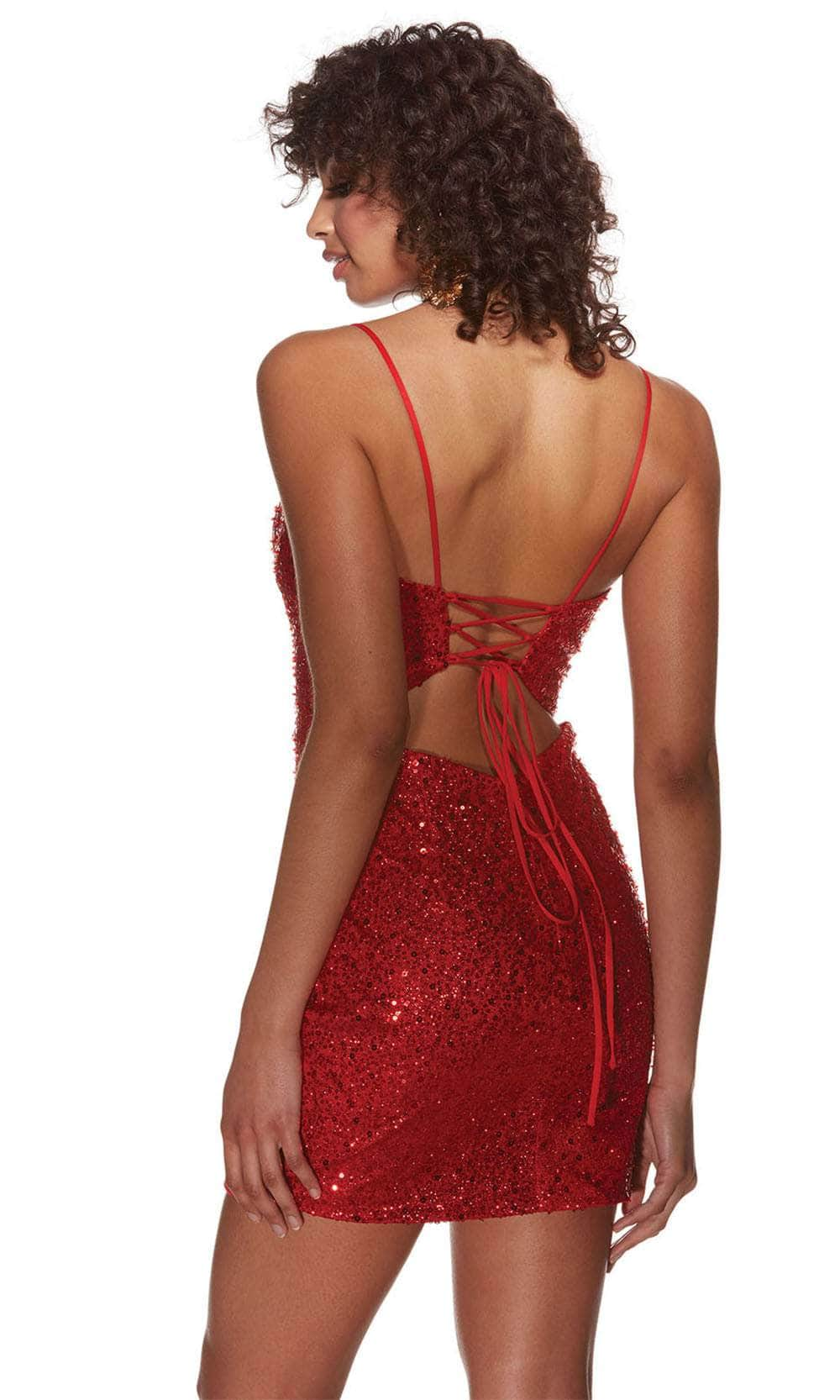 Alyce Paris 4829 - Sleeveless Bandeau Back Cocktail Dress Cocktail Dresses