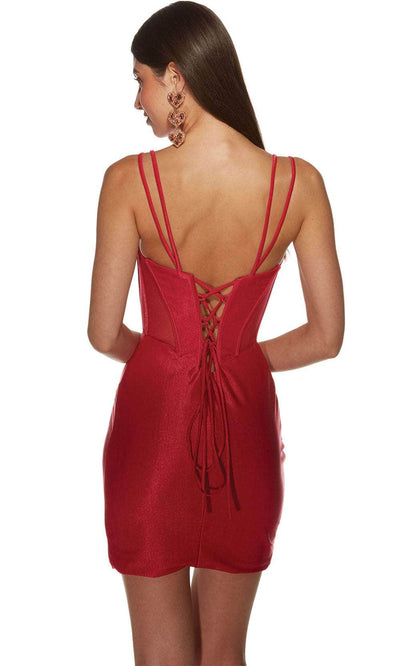 Alyce Paris 4917 - Sweetheart Bustier Cocktail Dress Cocktail Dresses