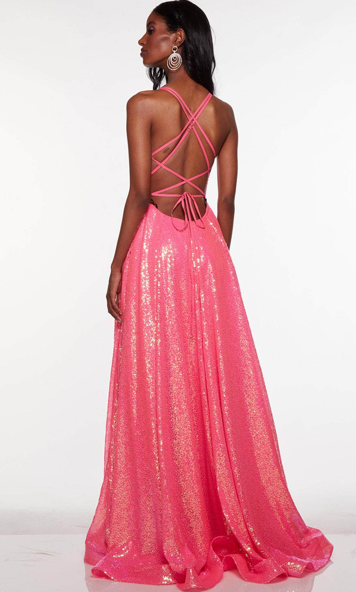 Alyce Paris 61398 - Plunging Neckline Strappy Back Prom Dress Special Occasion Dress