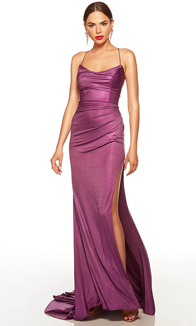 Alyce Paris 61433 - Metallic Cowl Prom Dress Special Occasion Dress