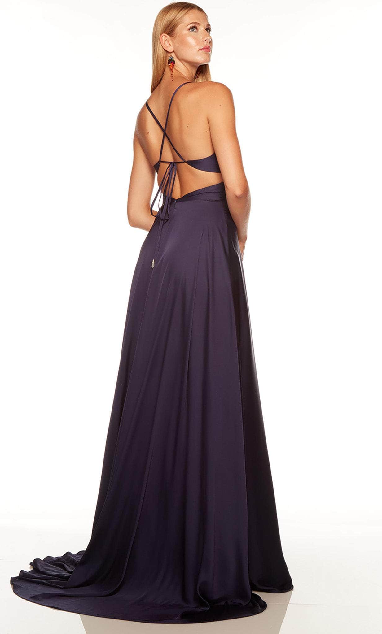 Alyce Paris 61460 - Deep V-Neck Cutout Prom Gown Special Occasion Dress