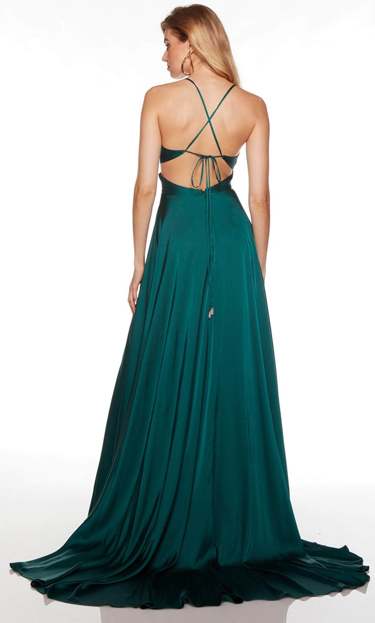 Alyce Paris 61460 - Deep V-Neck Cutout Prom Gown Special Occasion Dress