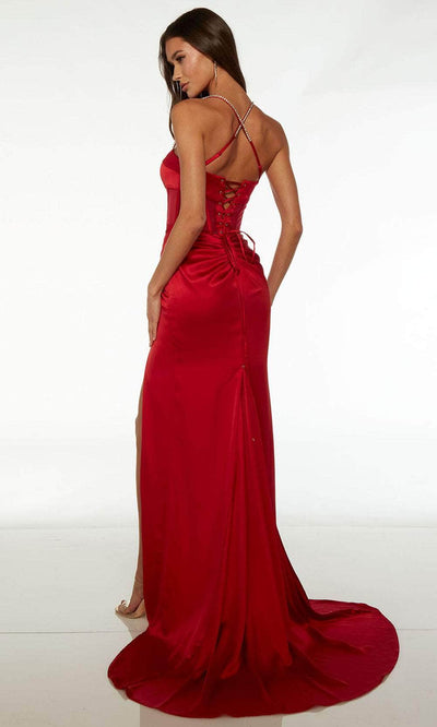 Alyce Paris 61486 - Plunging Corset Prom Dress Special Occasion Dress