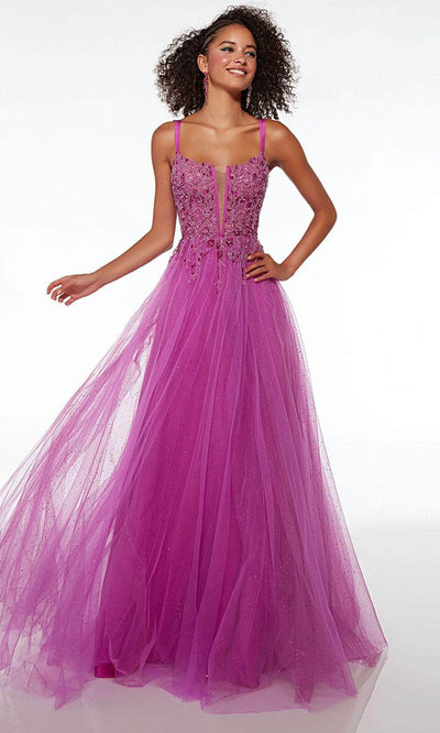 Alyce Paris 61513 - Embroidered Sleeveless A-line Prom Dress Prom Dresses
