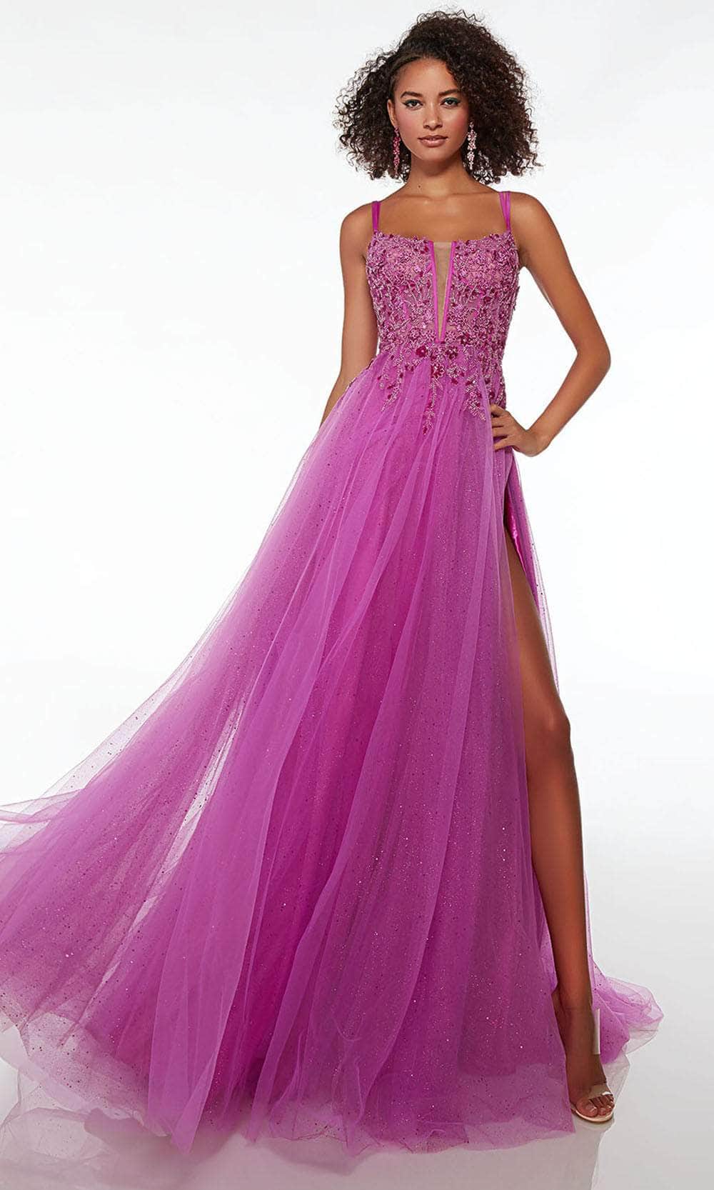 Alyce Paris 61513 - Embroidered Sleeveless A-line Prom Dress Prom Dresses
