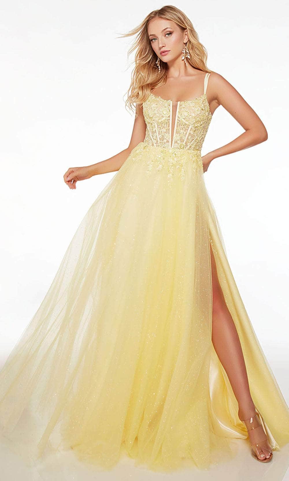 Alyce Paris 61513 - Embroidered Sleeveless A-line Prom Dress Prom Dresses