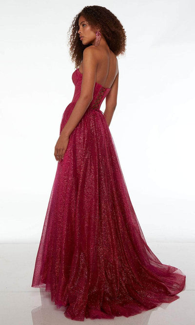 Alyce Paris 61601 - Corset Glitter Prom Dress with Slit Special Occasion Dress