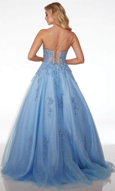 Alyce Paris 61633 - Embroidered Sleeveless Corset Ballgown Special Occasion Dress