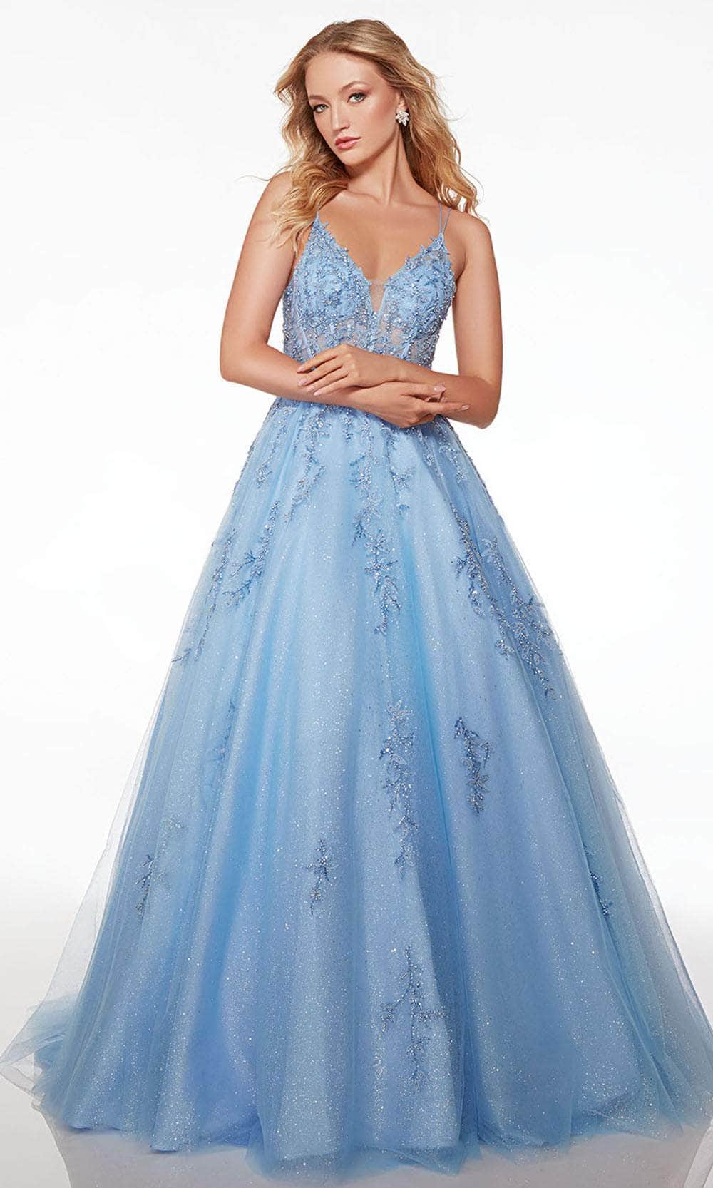 Alyce Paris 61633 - Embroidered Sleeveless Corset Ballgown Special Occasion Dress