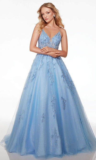 Alyce Paris 61633 - Embroidered Sleeveless Corset Ballgown Special Occasion Dress
