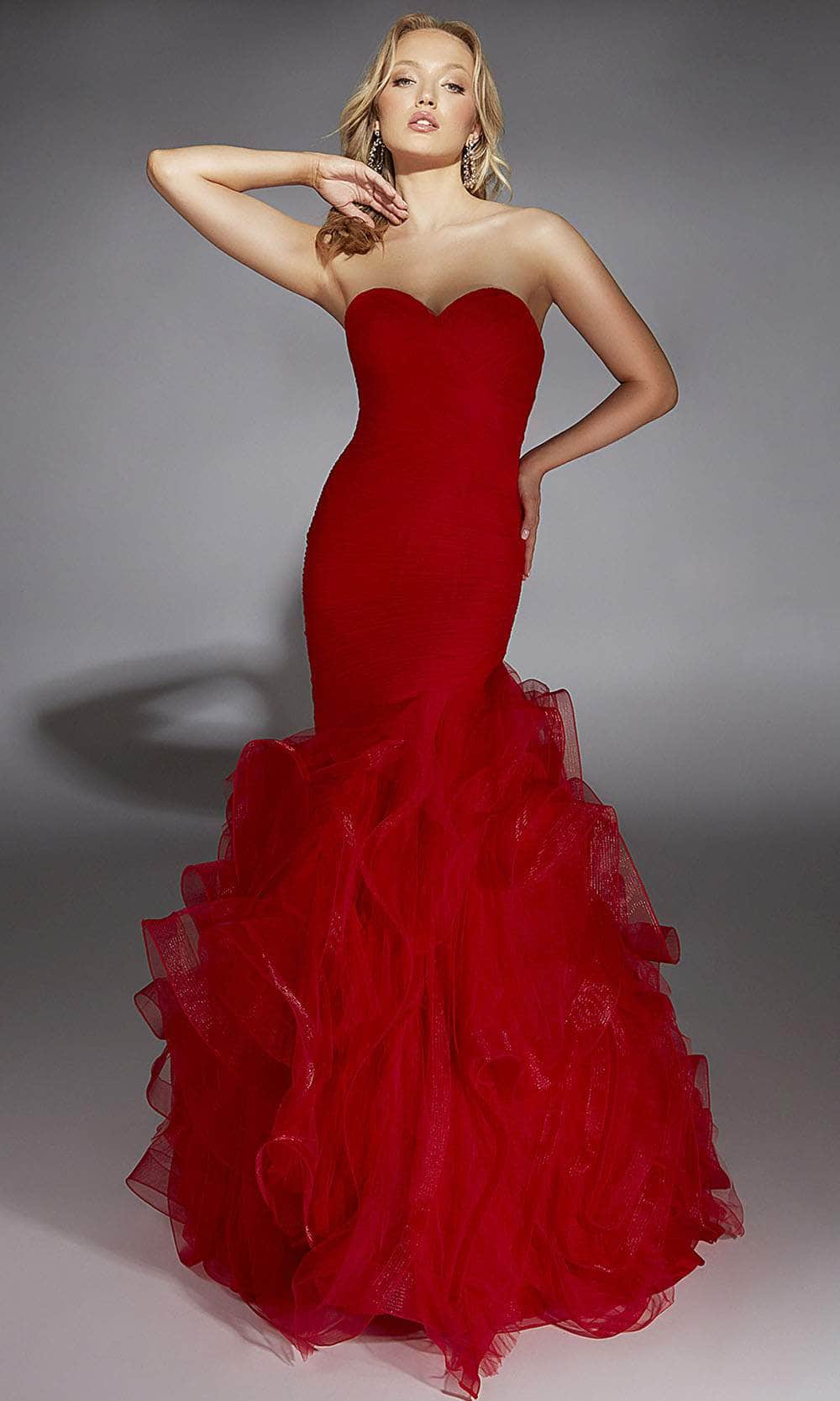 Alyce Paris 61739 - Strapless Ruched Mermaid Gown Prom Dresses