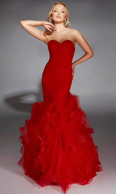Alyce Paris 61739 - Strapless Ruched Mermaid Gown Prom Dresses