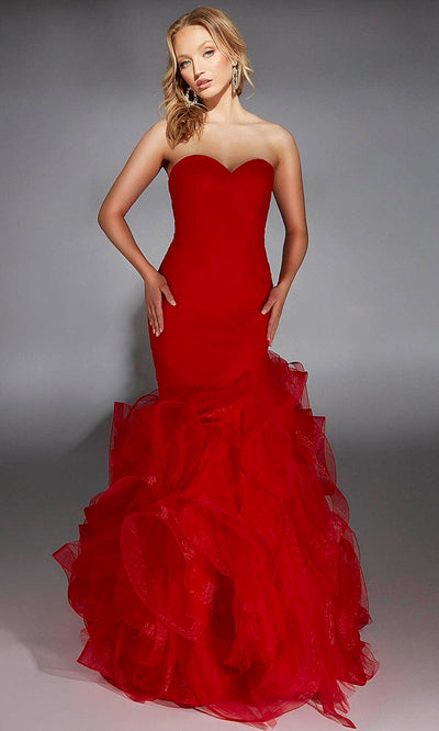 Alyce Paris 61739 - Strapless Ruched Mermaid Gown Prom Dresses