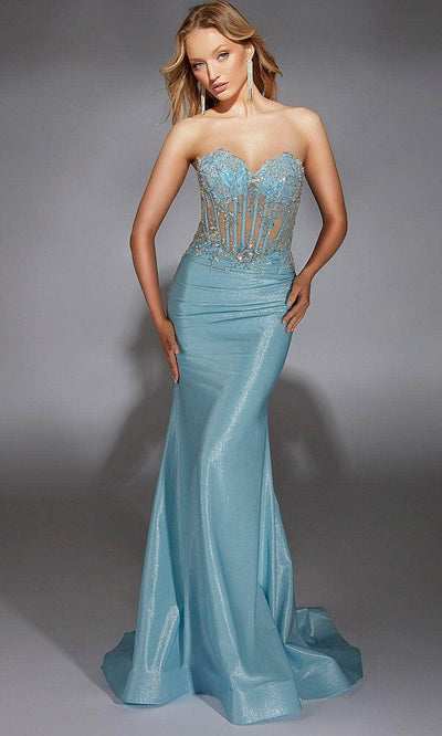 Alyce Paris 61744 - Sweetheart Neckline Jersey Mermaid Gown Prom Dresses