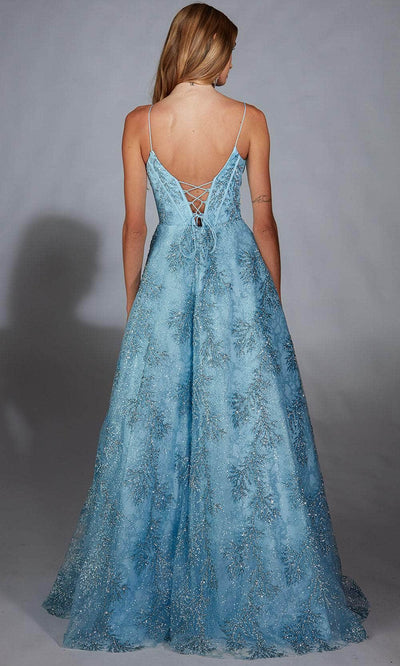 Alyce Paris 61751 - Plunging V-Neckline Glitter Gown Prom Dresses
