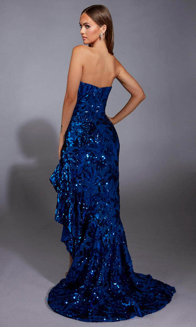 Alyce Paris 61760 - Strapless Sequined High-Low Dress Prom Dresses