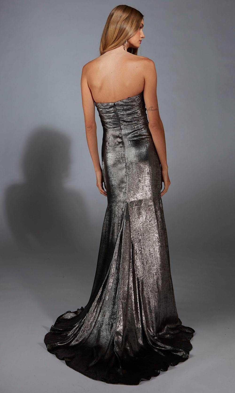 Alyce Paris 61778 - Metallic Draped Bodice Evening Gown Prom Dresses