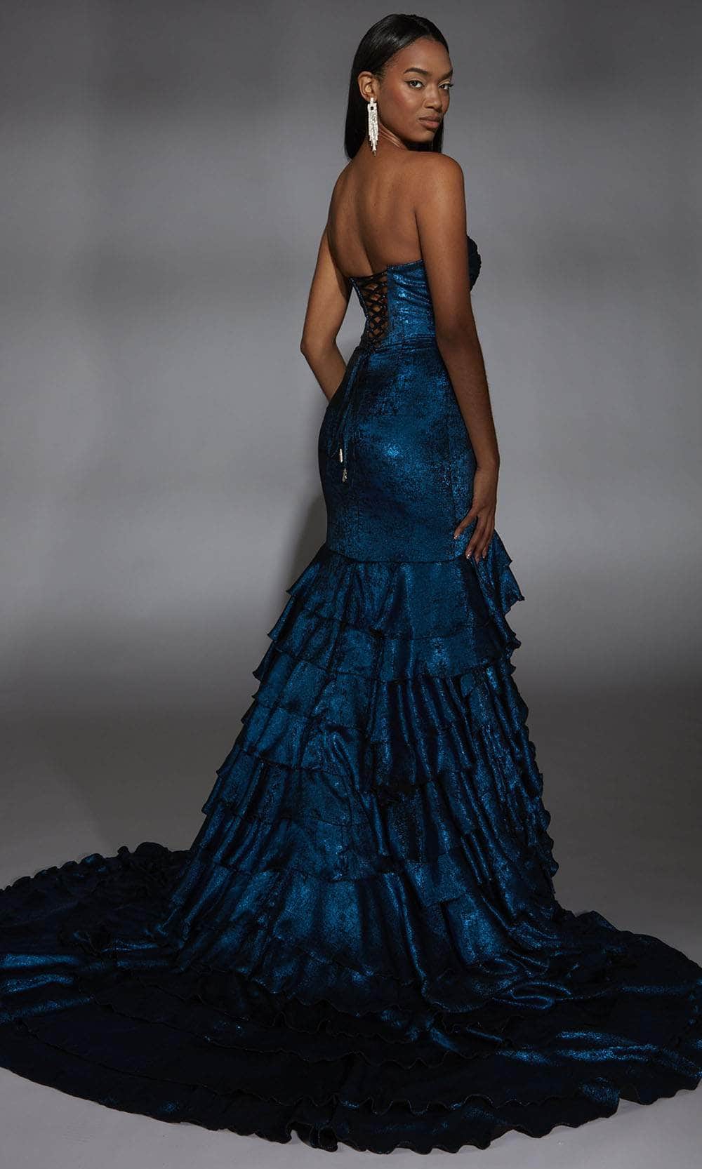 Alyce Paris 61782 - Strapless Ruffle Trumpet Gown Prom Dresses