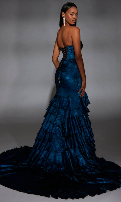 Alyce Paris 61782 - Strapless Ruffle Trumpet Gown Prom Dresses