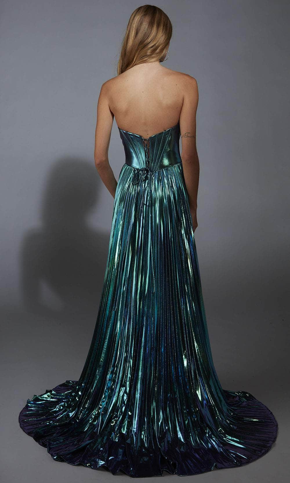 Alyce Paris 61786 - Metallic Strapless Evening Gown Prom Dresses
