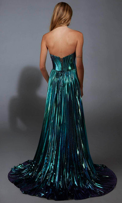 Alyce Paris 61786 - Metallic Strapless Evening Gown Prom Dresses