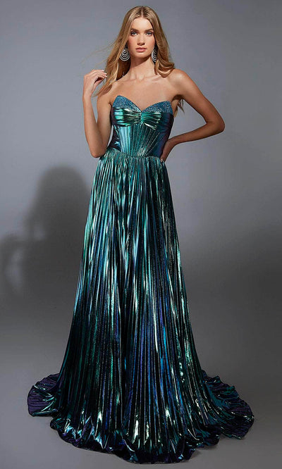 Alyce Paris 61786 - Metallic Strapless Evening Gown Prom Dresses