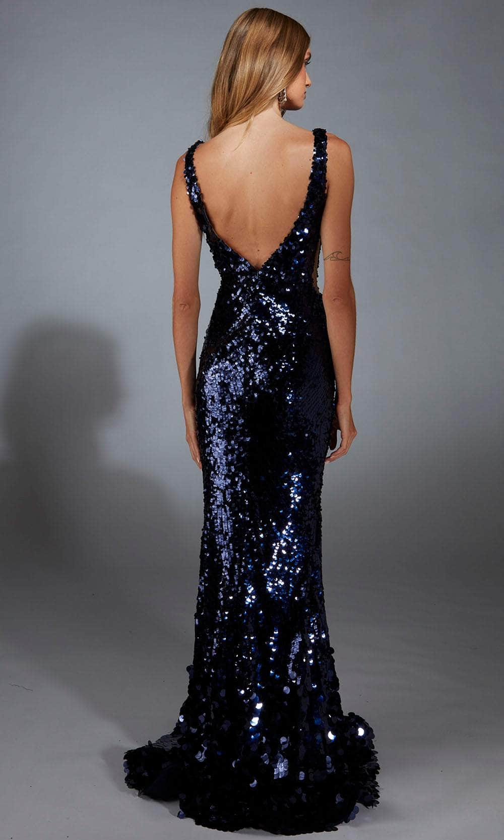 Alyce Paris 61795 - Deep V-Neck Allover Sequin Gown Prom Dresses