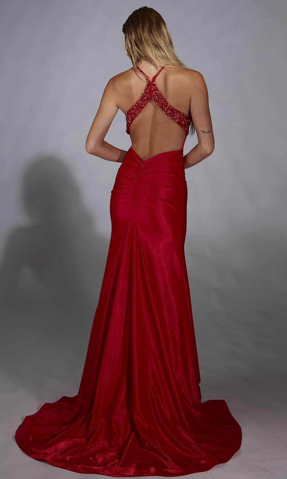 Alyce Paris 61820 - Beaded Halter Sheath Dress Prom Dresses