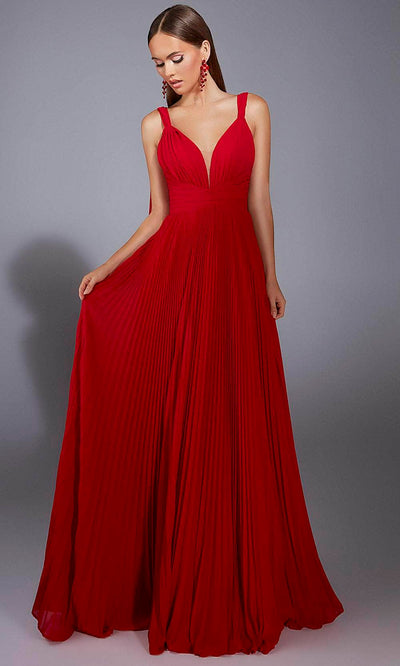 Alyce Paris 61823 - Ethereal Chiffon A-Line Gown with Cape Prom Dresses