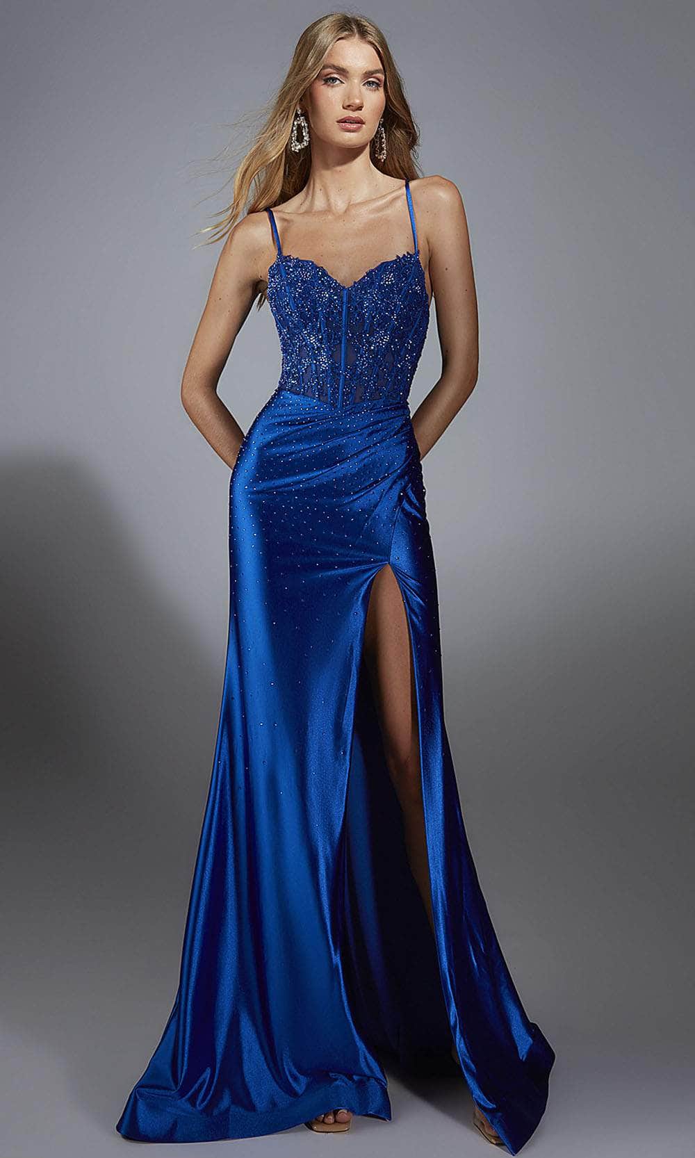 Alyce Paris 61827 - Sweetheart Embellished Corset Sheath Dress Prom Dresses