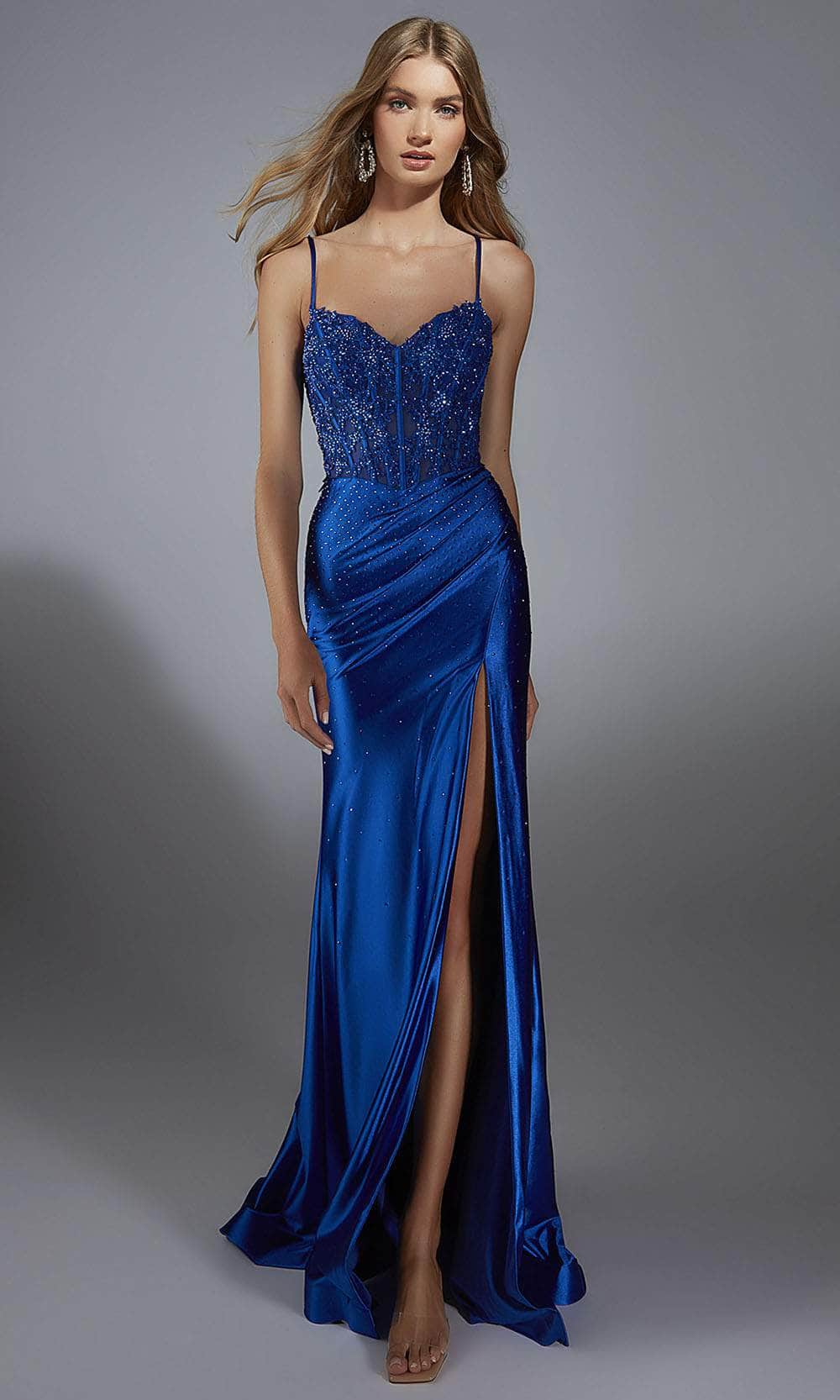 Alyce Paris 61827 - Sweetheart Embellished Corset Sheath Dress Prom Dresses